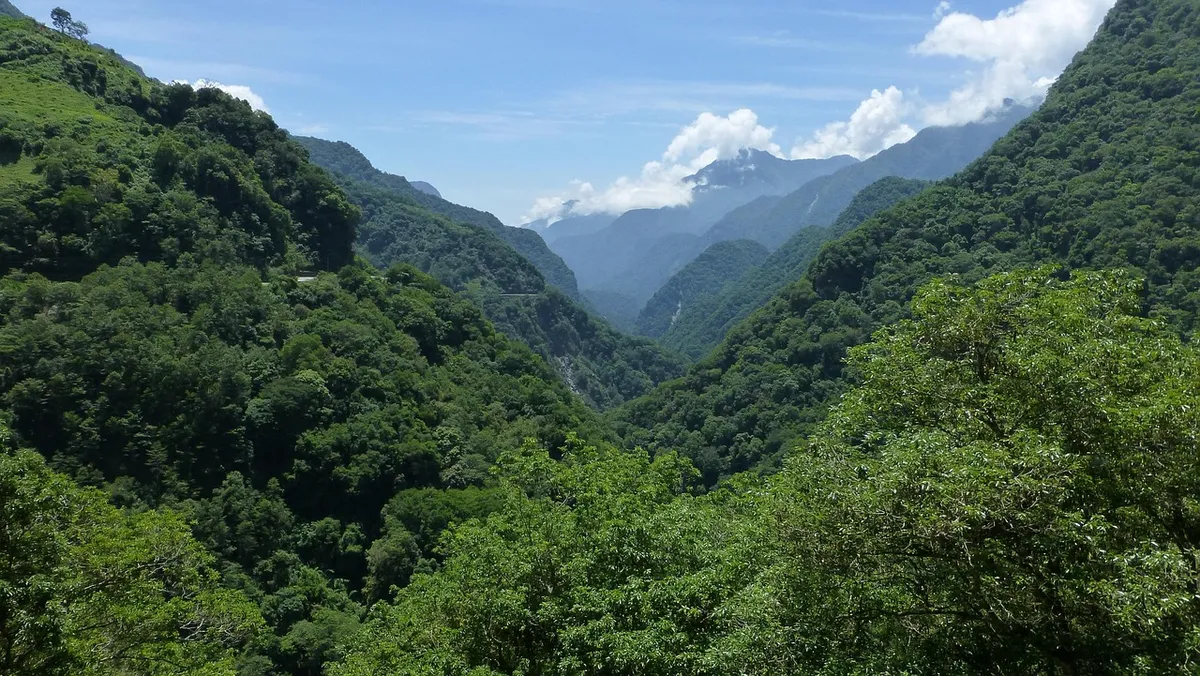landscape, mountains, view, nature, taroko, taiwan